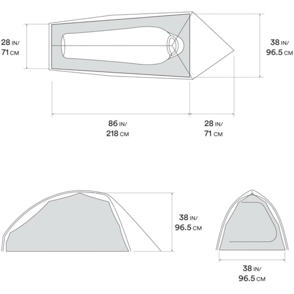 Mountain Hardwear Nimbus™ UL 1 - 1 Personen Zelt undyed - Bild 4