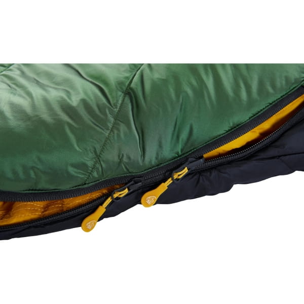 Nordisk Gormsson -2° Mummy - 3-Jahreszeiten-Schlafsack artichoke green-mustard yellow-black - Bild 10