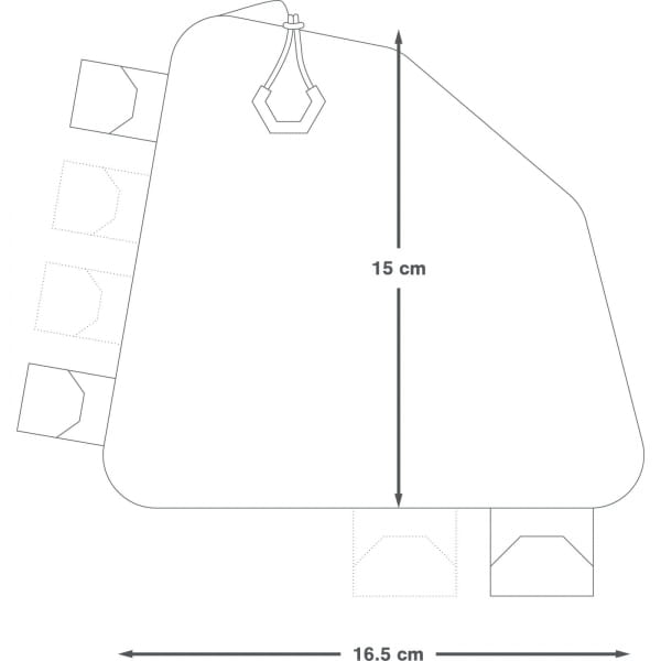 Apidura Backcountry Rear Top Tube Pack 1,0 L - Oberrohrtasche - Bild 3