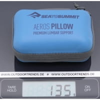 Vorschau: Sea to Summit Aeros Premium Lumbar Support Pillow - Lendenwirbelkissen navy - Bild 2