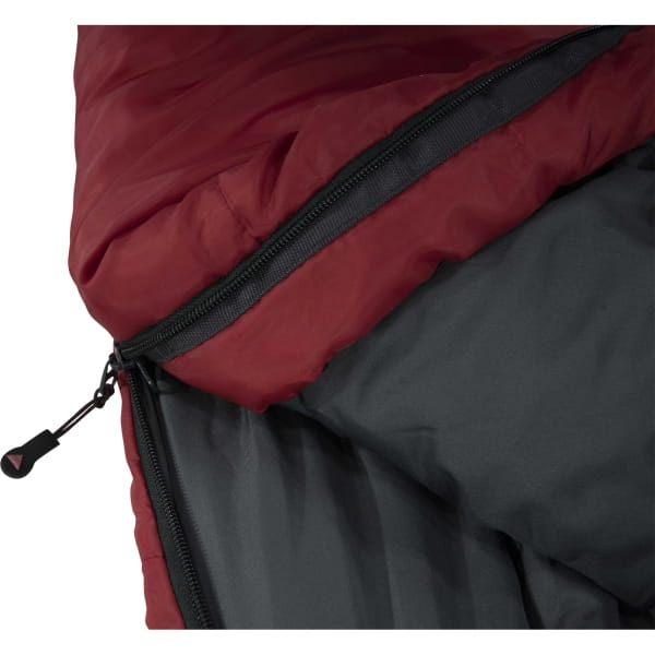 HIGH PEAK TR 350 - Kunstfaserschlafsack dark red-grey - Bild 3