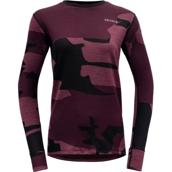 DEVOLD Kløvstien Merino Shirt MWN - Bike-Funktionsshirt beetroot camo - Bild 3