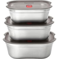 black+blum Steel Food Box Mixed Set - Multifunktionsboxen