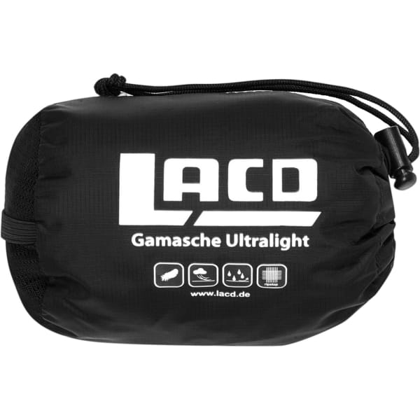 LACD Gaiter Ultralight - Gamaschen black - Bild 2