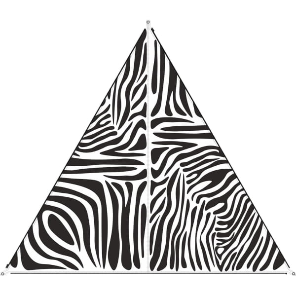 BENT Zip-Canvas TC Africa - Sonnensegel zebra print-zipper black - Bild 3