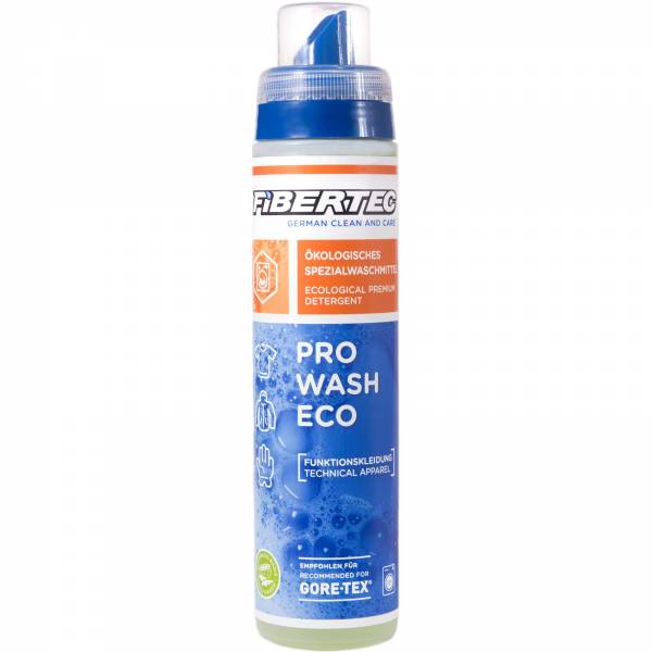 FIBERTEC Pro Wash Eco 250 ml - Spezial-Waschmittel - Bild 1