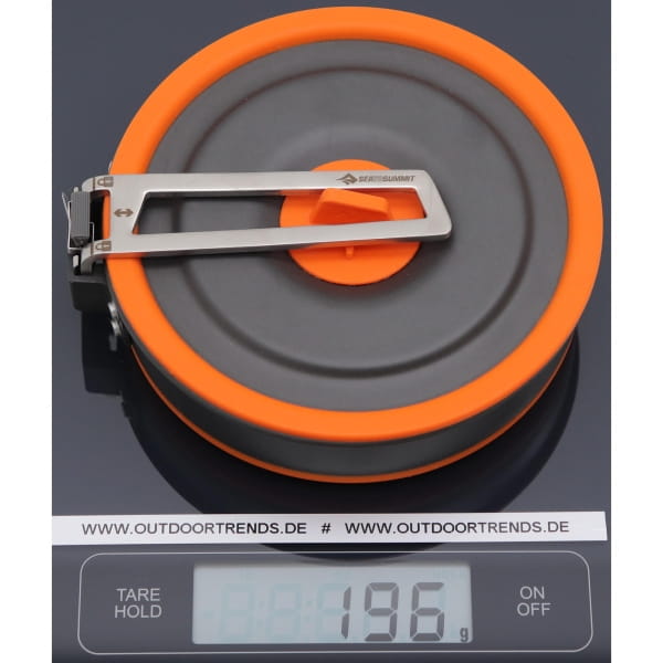 Sea to Summit Frontier UL Collapsible One Pot Cook Set 3-teilig - Kochset blue-orange - Bild 10