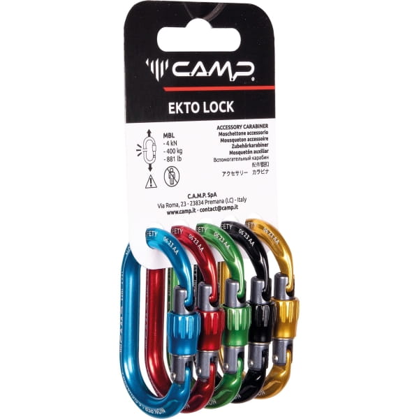 C.A.M.P. Ekto Lock - Materialkarabiner - Bild 7 C.A.M.P. Ekto Lock - Materialkarabiner - Bild 7