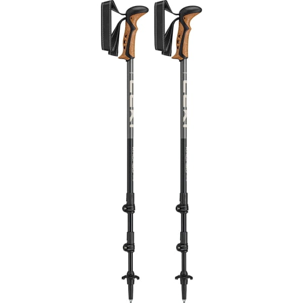 Leki Khumbu Lite Hiking Poles - Dark-Anthracite/Mango