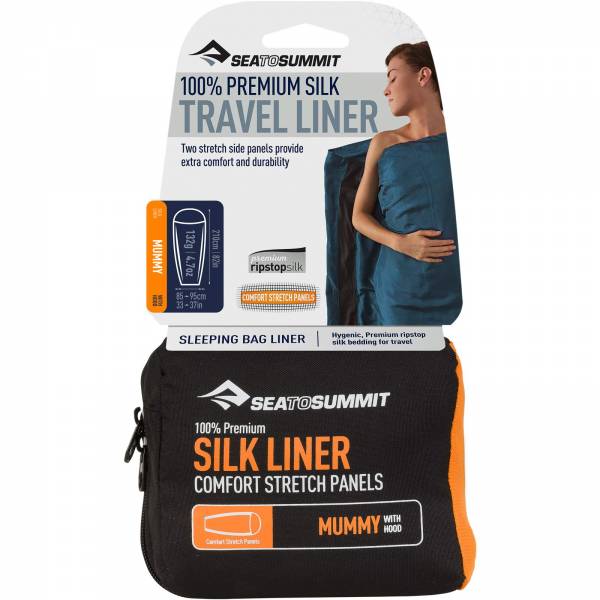 Sea to Summit Silk Stretch Liner Mummy Hood - Bild 1 Sea to Summit Silk Stretch Liner Mummy Hood - Bild 1