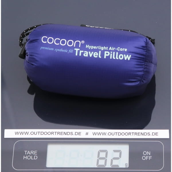 COCOON Air-Core Pillow Hyperlight - Reise-Kopfkissen black-dark blue - Bild 2