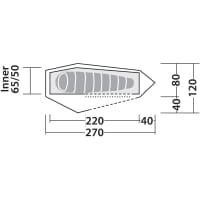 Vorschau: Robens Cress 1 Pro - Tunnelzelt green - Bild 6
