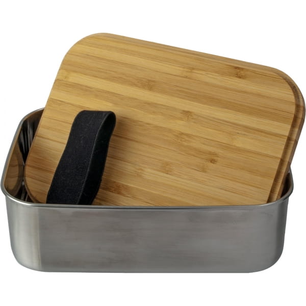 Origin Outdoors Bamboo Lunchbox 1,2 L - Edelstahl-Proviantdose stainless - Bild 3