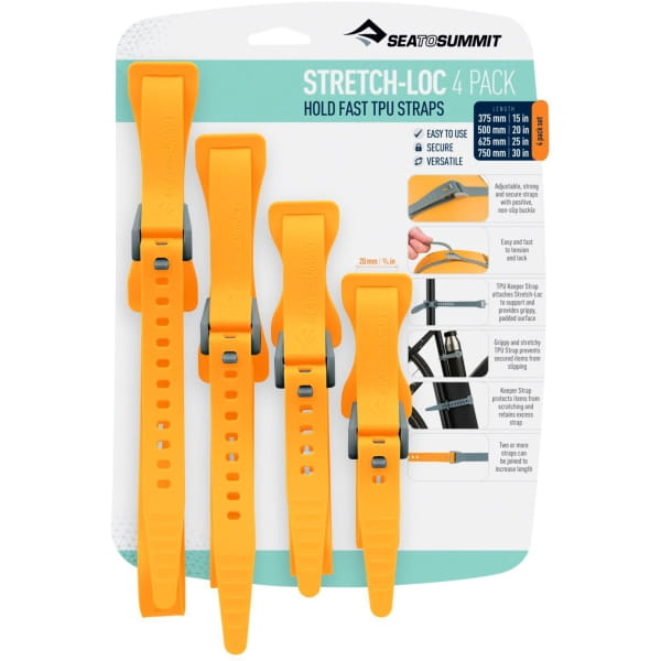 Sea to Summit Stretch-Loc Set - Spannbänder yellow - Bild 1