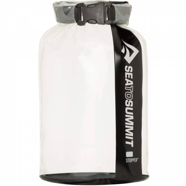 Sea to Summit Clear Stopper Dry Bag - druchsichtiger Packsack clear-black - Bild 1
