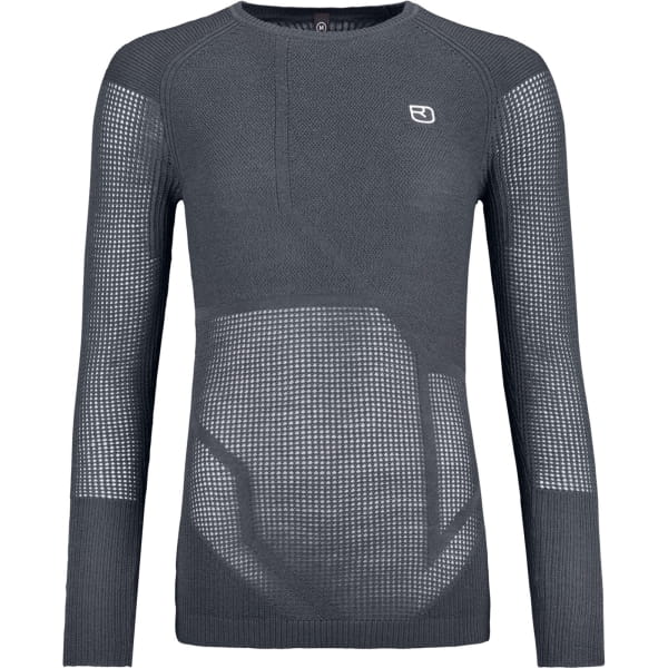 Ortovox Women's Merino Thermovent Longsleeve - Langarmshirt dark grey blend - Bild 3 Ortovox Women's Merino Thermovent Longsleeve - Langarmshirt dark grey blend - Bild 3