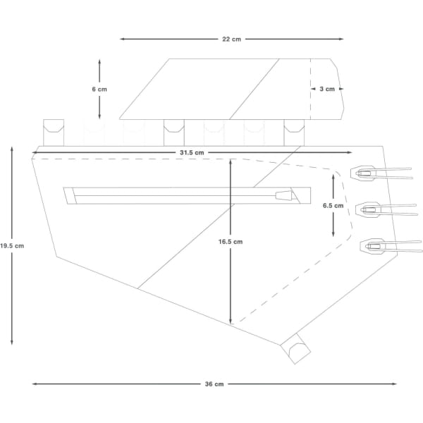 Apidura Racing Aero System L/XL - Rahmentaschen-Set - Bild 4