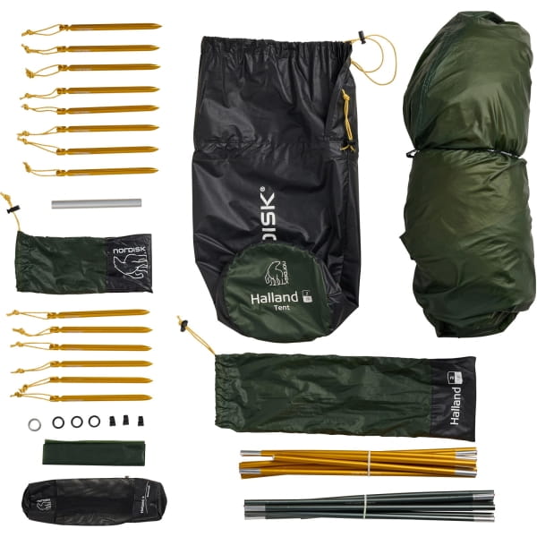 Nordisk Halland 2 LW (2.0) - 2-Personen-Tunnelzelt black forest green - Bild 17 Nordisk Halland 2 LW (2.0) - 2-Personen-Tunnelzelt black forest green - Bild 17