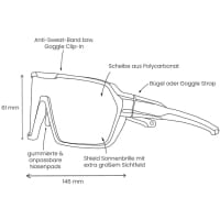 Vorschau: POP EYES Harper Cat 3 - 3-in-1 Sonnenbrille shiny black - Bild 3