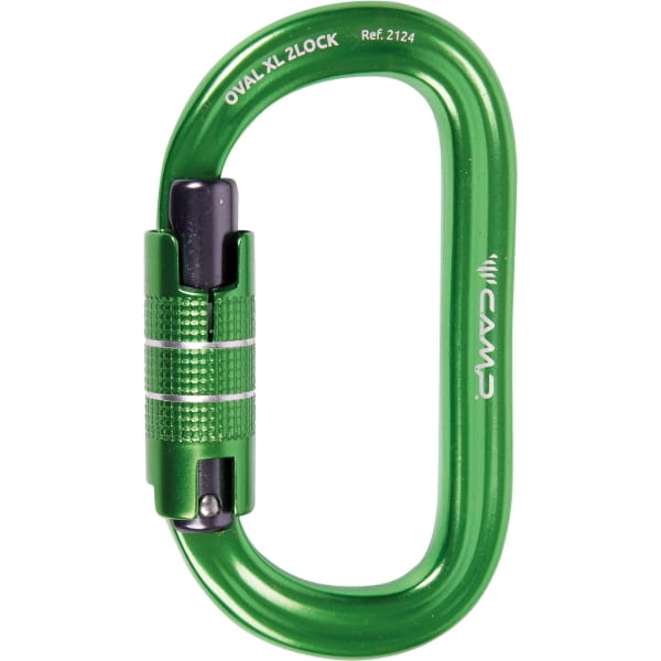 C.A.M.P. Oval XL 2Lock - Verschlusskarabiner green - Bild 1