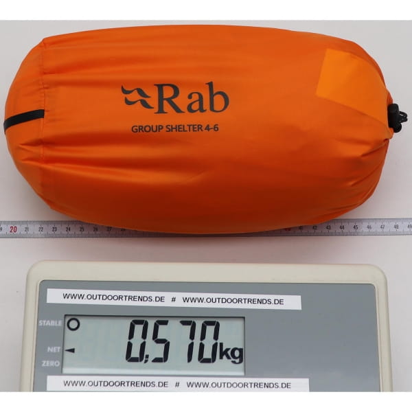 Rab Group Shelter 4-6 Person - Notzelt orange - Bild 2