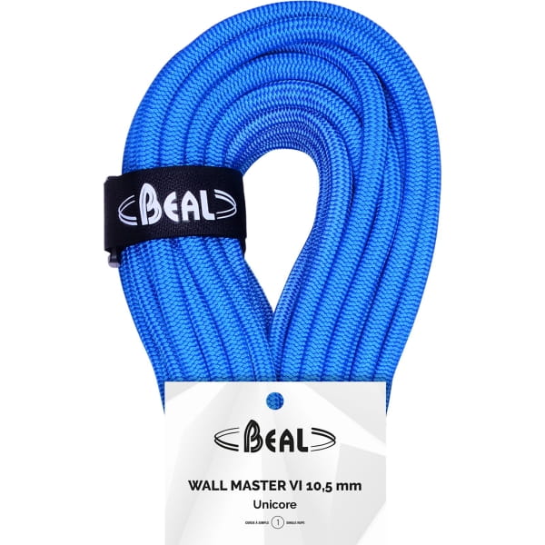 Beal Wall Master VI 10.5 mm Unicore - Hallenseil blue - Bild 2