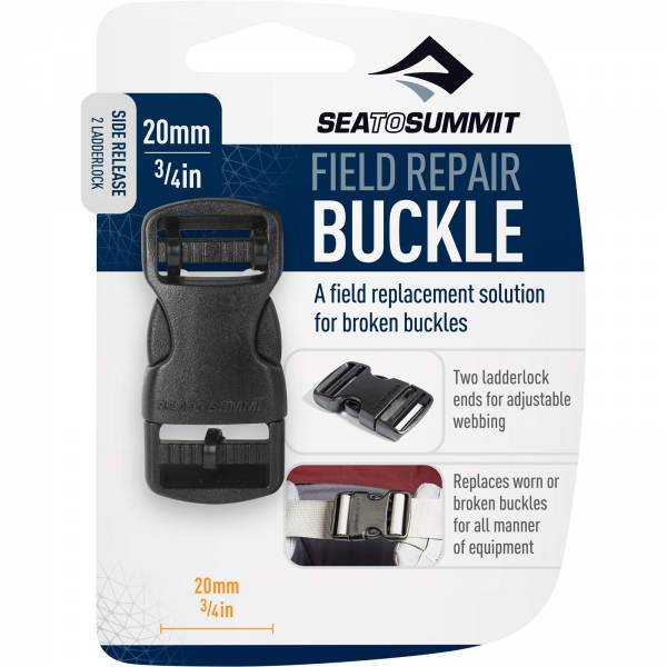 Sea to Summit Field Repair Buckle Side Release 2 Ladderlock 20 mm - Gurtschnalle - Bild 1