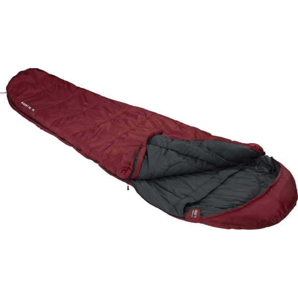 HIGH PEAK TR 350 - Kunstfaserschlafsack dark red-grey - Bild 2