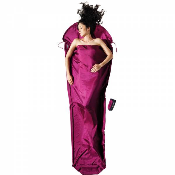 COCOON Silk MummyLiner - Seiden-Schlafsack mulberry red - Bild 4 COCOON Silk MummyLiner - Seiden-Schlafsack mulberry red - Bild 4