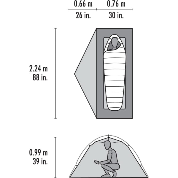 MSR Elixir 1 - Ein-Personen-Zelt green - Bild 3