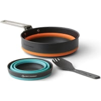 Vorschau: Sea to Summit Frontier UL Collapsible One Pot Cook Set 3-teilig - Kochset blue-orange - Bild 2