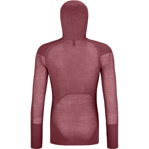 Ortovox Women's Merino Thermovent Hoody - Langarmshirt mit Kapuze mountain rose - Bild 2 Ortovox Women's Merino Thermovent Hoody - Langarmshirt mit Kapuze mountain rose - Bild 2