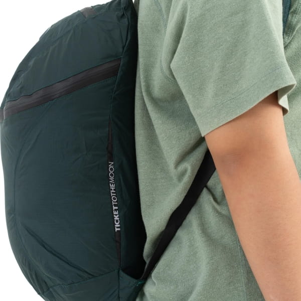 TICKET TO THE MOON Mini Backpack Water Resistant 15L - Rucksack dark green - Bild 4