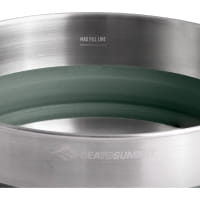 Vorschau: Sea to Summit Detour Stainless Steel Collapsible Pot 3L - faltbarer Kochtopf green - Bild 6
