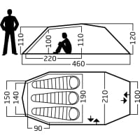 Vorschau: Nordisk Oppland 3 SI (2.0) - Drei-Personen-Tunnelzelt deep forest green - Bild 2 Vorschau: Nordisk Oppland 3 SI (2.0) - Drei-Personen-Tunnelzelt deep forest green - Bild 2