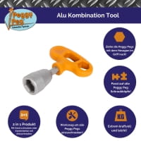 Vorschau: Peggy Peg Alu Kombi Tool - Steckschlüssel - Bild 3 Vorschau: Peggy Peg Alu Kombi Tool - Steckschlüssel - Bild 3
