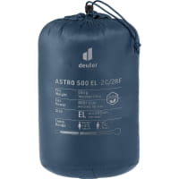 Vorschau: deuter Astro EL 500 -2C/28F - Daunenschlafsack marine-ink - Bild 6