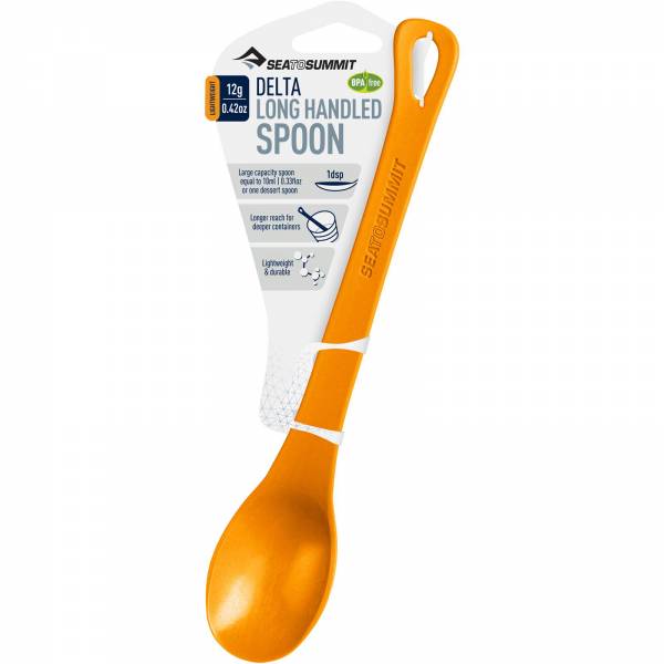 Sea to Summit Delta Long Handled Spoon - langer Löffel orange - Bild 2 Sea to Summit Delta Long Handled Spoon - langer Löffel orange - Bild 2