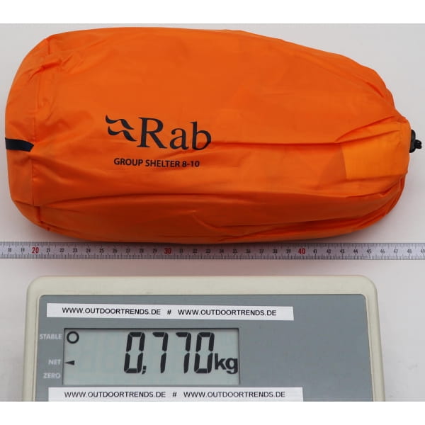 Rab Group Shelter 8-10 Person - Notzelt orange - Bild 2 Rab Group Shelter 8-10 Person - Notzelt orange - Bild 2