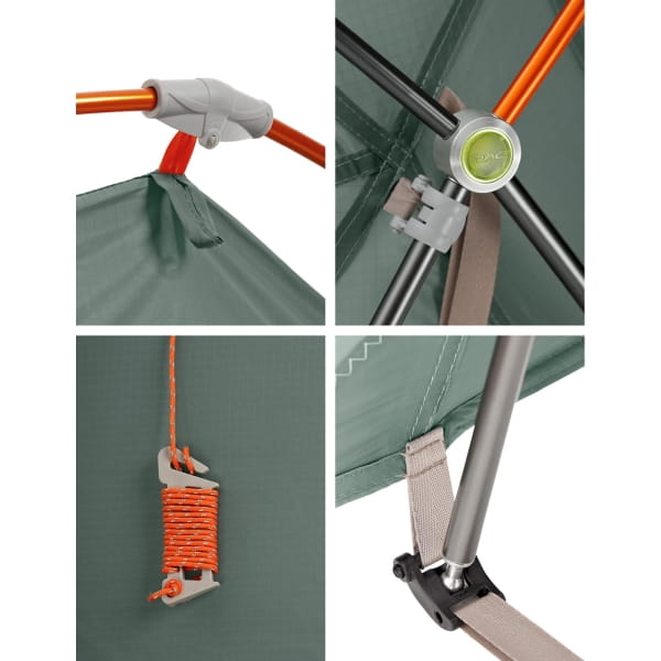 VAUDE Allround Chapel XT 3P - Drei Personen Zelt agave - Bild 11