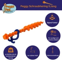 Vorschau: Peggy Peg Schraubhering Long 31 cm mit Haken - Heringe 2er Set - Bild 8 Vorschau: Peggy Peg Schraubhering Long 31 cm mit Haken - Heringe 2er Set - Bild 8
