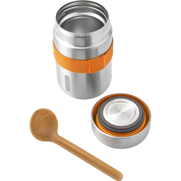 black+blum Food Flask 400 ml - Edelstahl-Thermobehälter orange - Bild 3