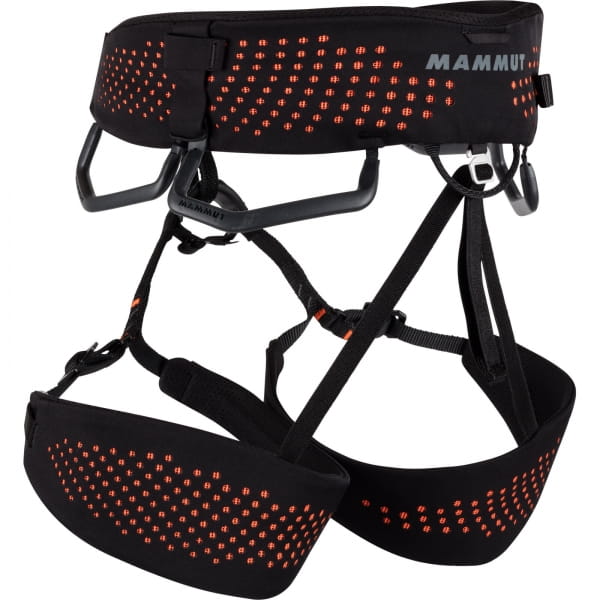 Mammut Comfort Fast Adjust - Klettergurt black-safety orange - Bild 2