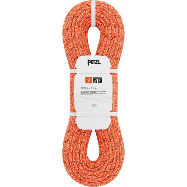 Petzl Push + 9 mm - Halbstatisches Seil orange - Bild 1