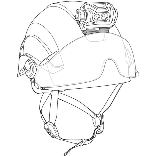 Petzl Helmet Adapt - Helmhalterung für Stirnlampen - Bild 3
